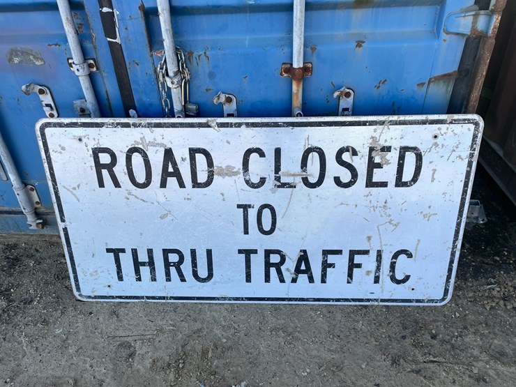 #3930-•-metal-retired-road-sign-image-1