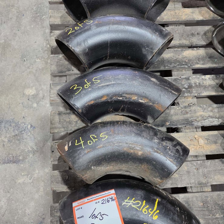 6 1/4 INCH OD 90 DEGREE ELBOWS