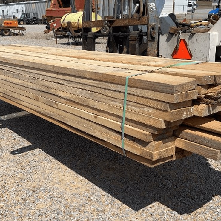 (50) Pine 2" x 8" Rough Cut Lumber - 12-14' Long
