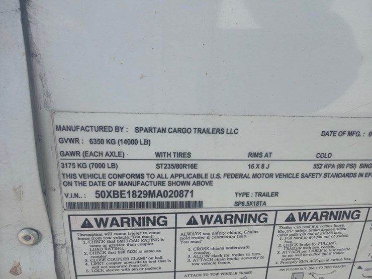 #31725-•-2021-spartan-8.5’-x-18’-tandem-axle-enclosed-trail-image-33