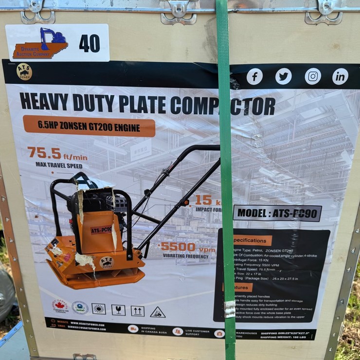 #40 • ATS Heavy Duty Plate Compactor