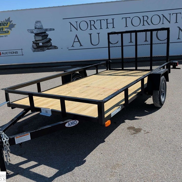 2026 AMO Trailers UL081 S/A Ball Hitch Equipment Trailer
