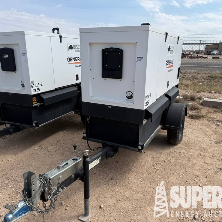 (3-62) 2018 GENERAC MMG35DF4 27KW Portable AC Gene...