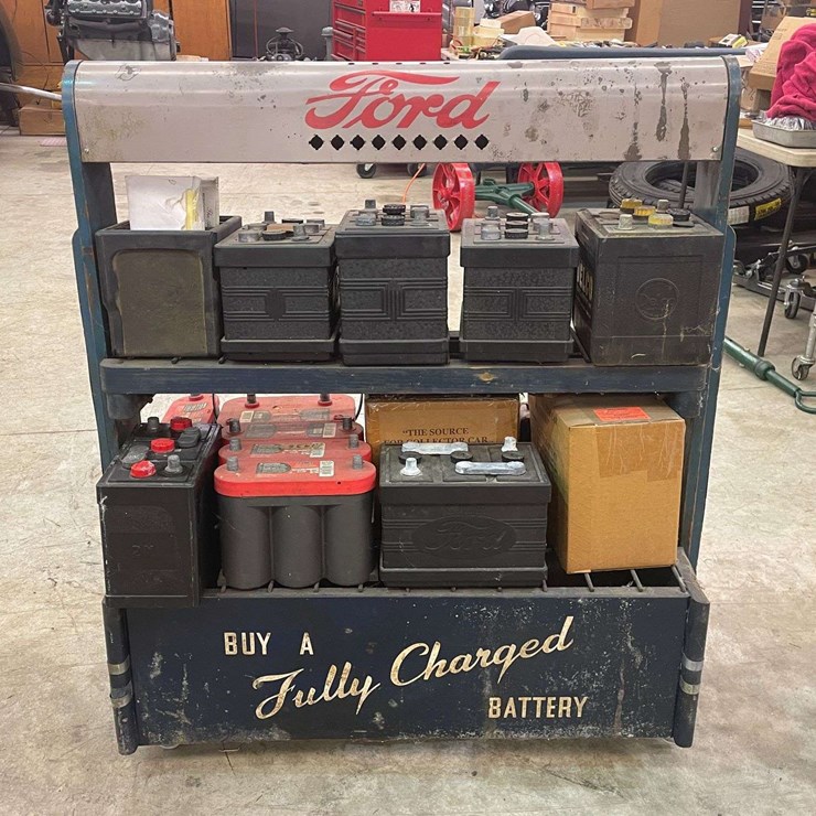 Ford Battery Display Rack
