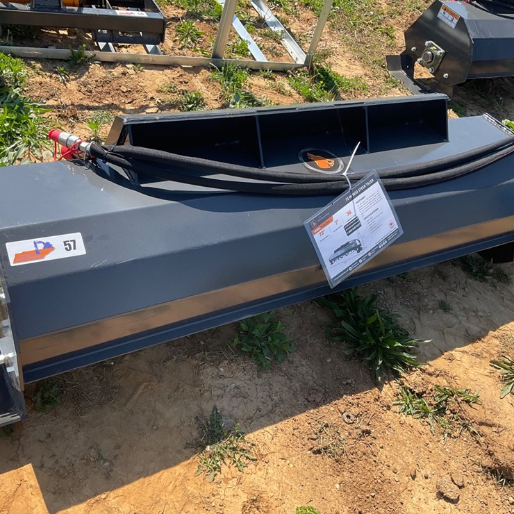 #57 • Unused Wolverine Skid Steer Hydraulic Rotary Tiller Attachment