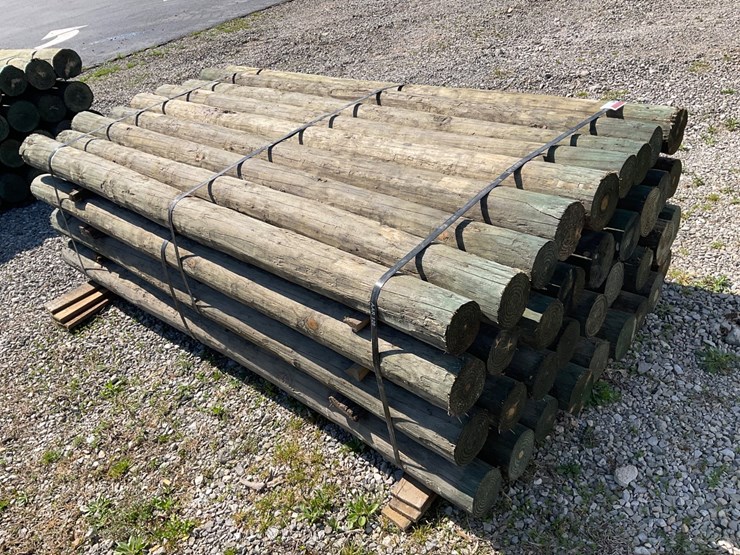 #96-•-4”x7’-treated-wooden-fence-posts-image-2