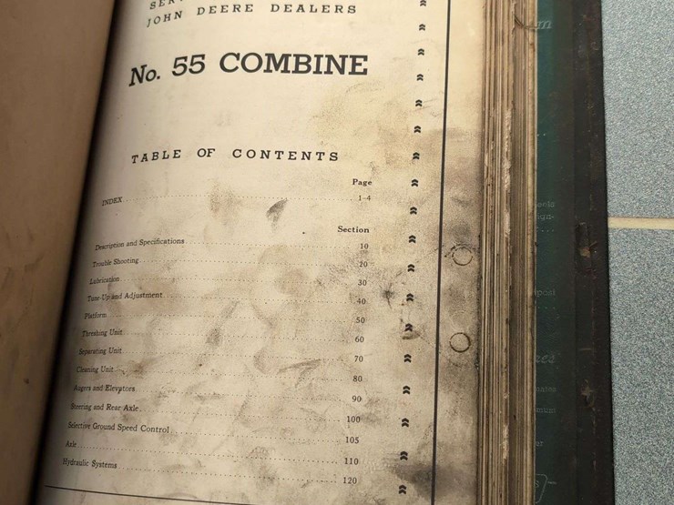 john-deere-dealer-service-manuals---model-70-diesel-tractor-and-no.-55-combine-image-5