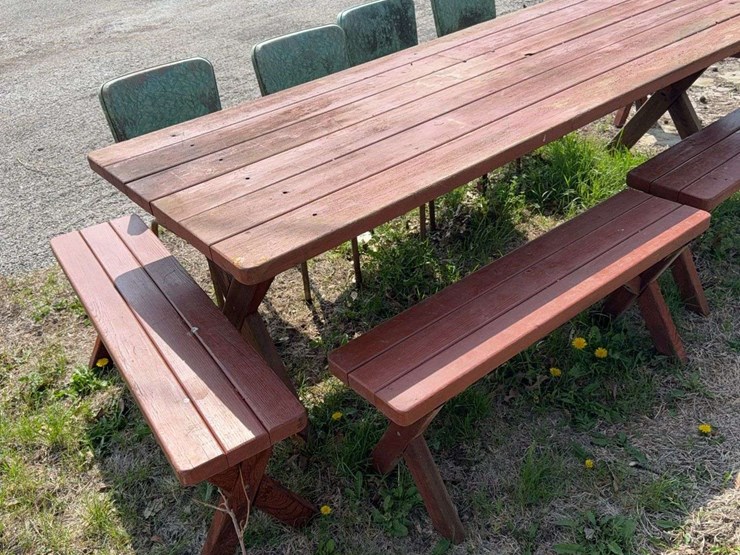 eight-foot-table-with-benches-and-chairs-image-6