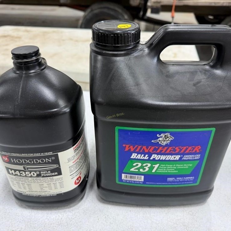 Winchester Ball Powder (opened) & Hodgdon H4350