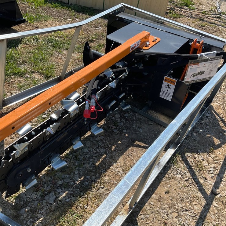 #67 • Unused Wolverine Skid Steer Trencher Attachment