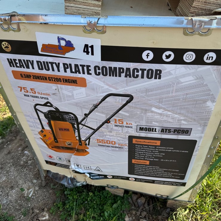 #41 • ATS Heavy Duty Plate Compactor