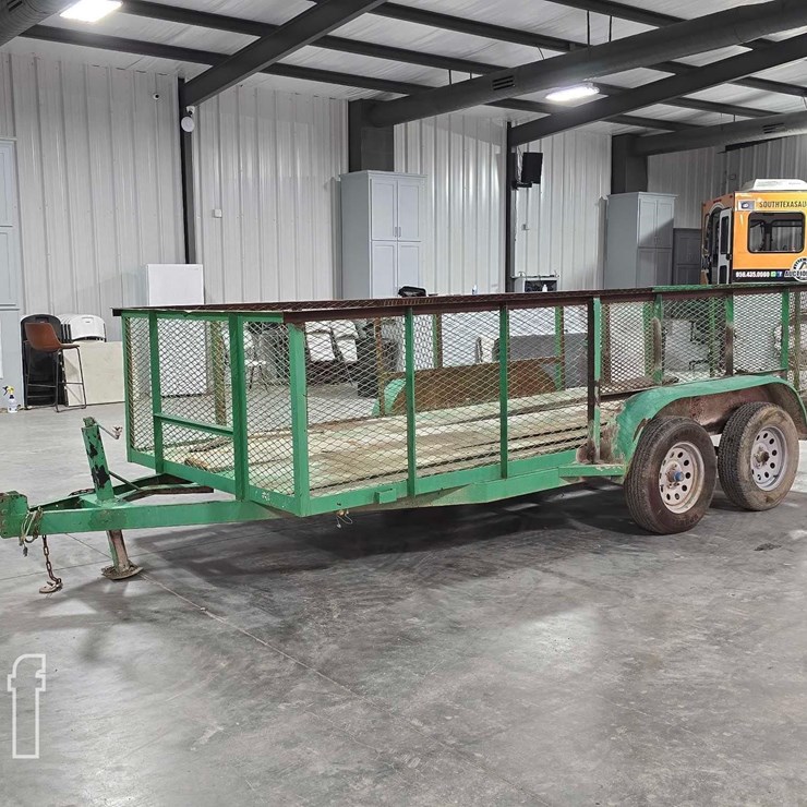 16 FOOT TANDEM AXLE LANDSCAPE TRAILER