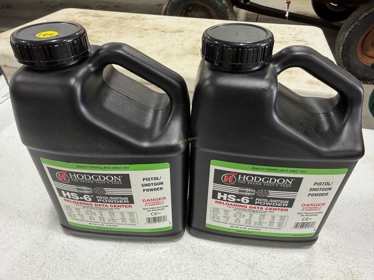 (2)-8lb-hodgdon-hs-6-pistol/shotgun-powder-jugs-image-1
