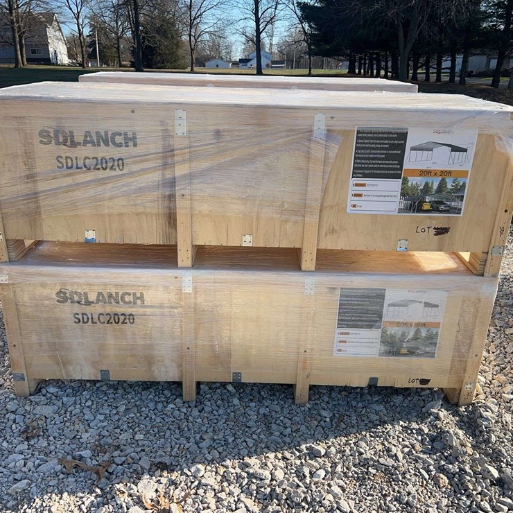 2026 SDLANCH SDLC2020 High-End Carport 20ft x 20ft