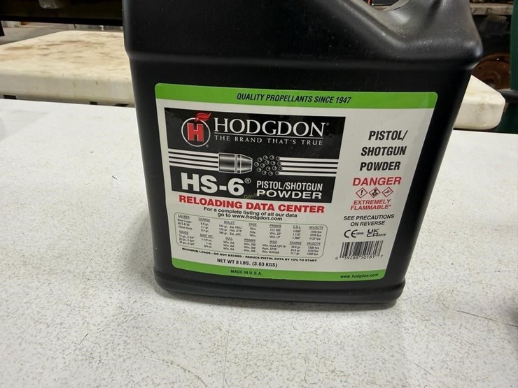 (2)-8lb-hodgdon-hs-6-pistol/shotgun-powder-jugs-image-3