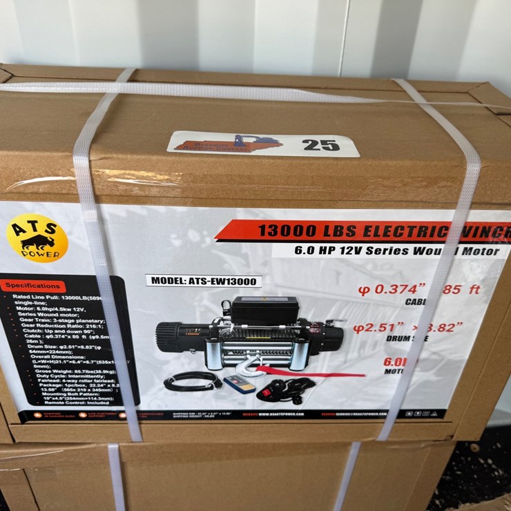 #25 • ATS 13,000lbs Electric Winch
