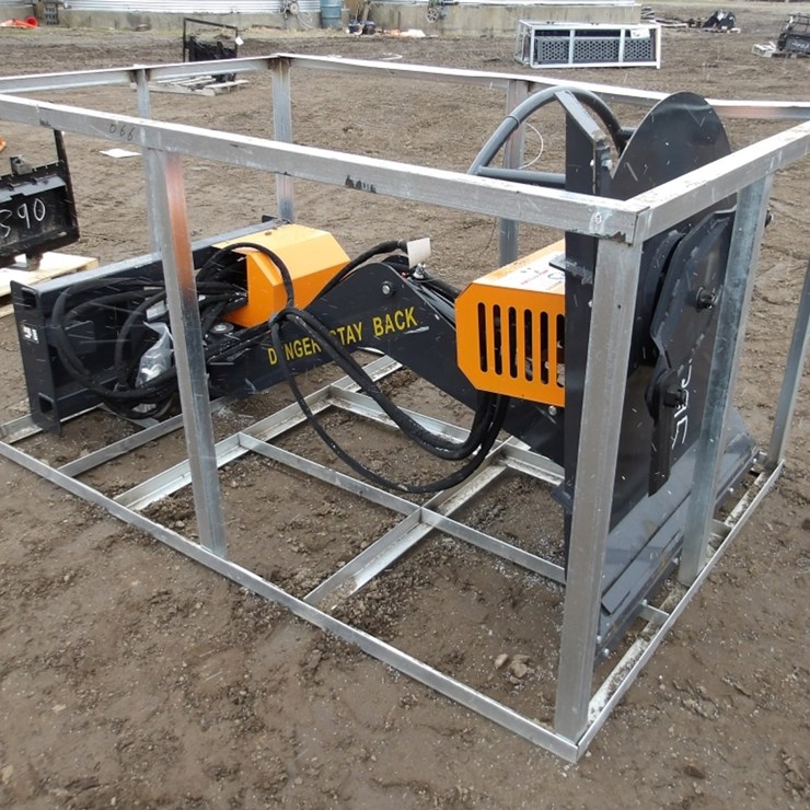 #7395 • Skid steer Articulating Brush Cutter