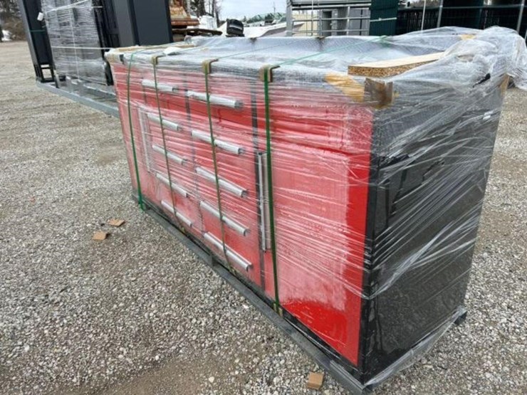 unused-steelman-7-ft-garage-cabinet-work-bench-image-6