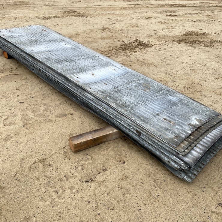 #3976 • (25) Corrugated Steel Siding