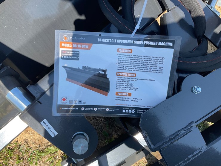 #61-•-unused-wolverine-84in-skid-steer-dozer-blade-image-3