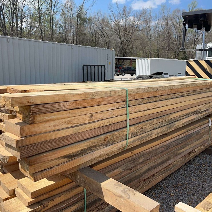 (50) Pine 2" x 8" Rough Cut Lumber - 12-14' Long