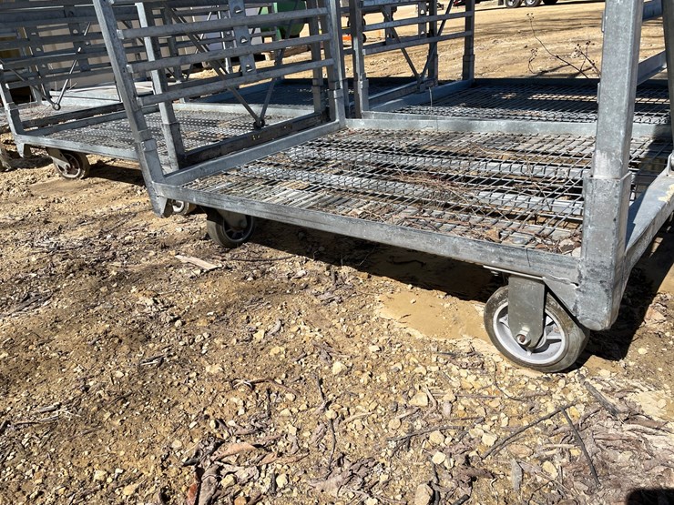 #3965-•-(6)-metal-greenhouse-rolling-racks-image-11