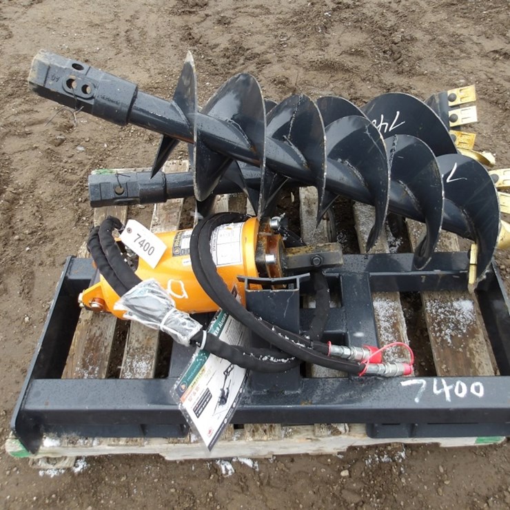 #7400 • Skid Steer Auger Drive & Bit Attachment