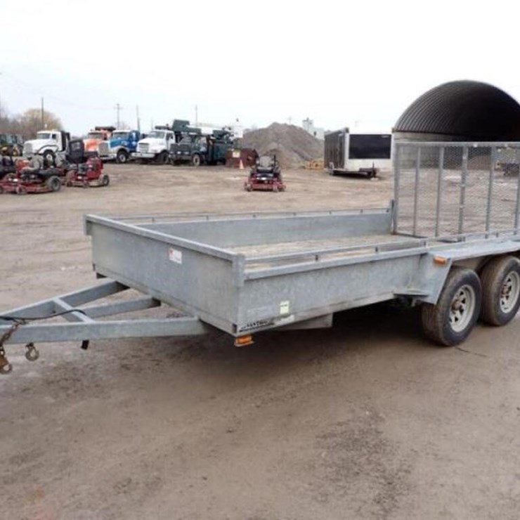 2018 Advantage Trailers Galvanized 14 Ft T/A Utili
