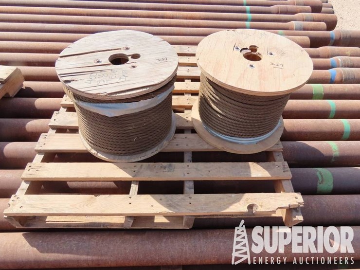 (3-27)-(2)-spools-of-5/8"-wire-rope,-ea-w/-400'-no...-image-1