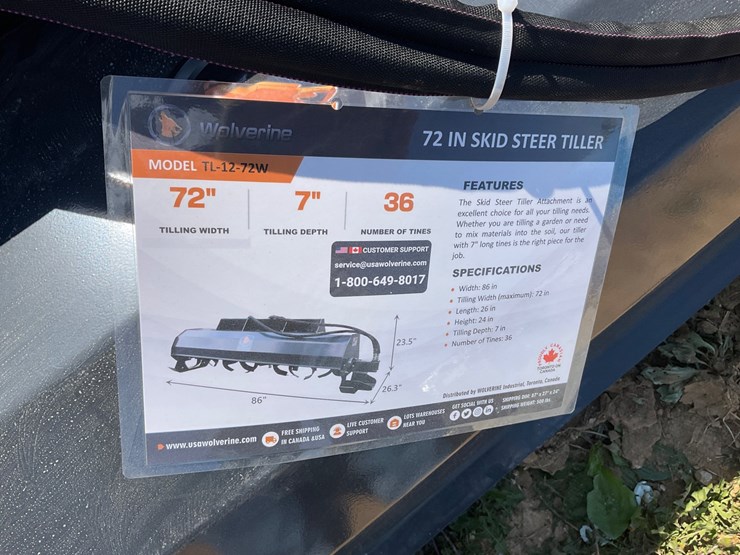 #58-•-unused-wolverine-skid-steer-hydraulic-rotary-tiller-attachment-image-3