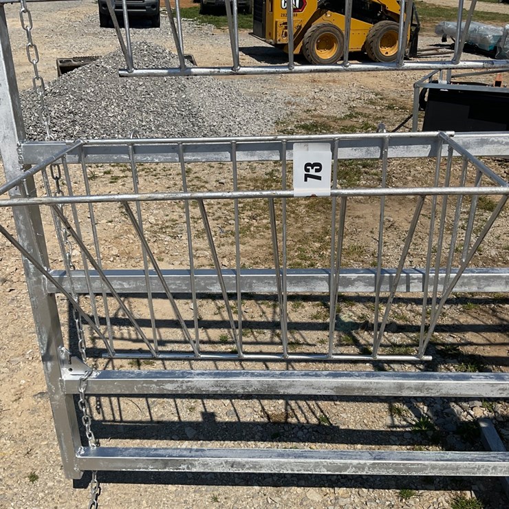 #73 • Galvanized Hanging Hay Manger
