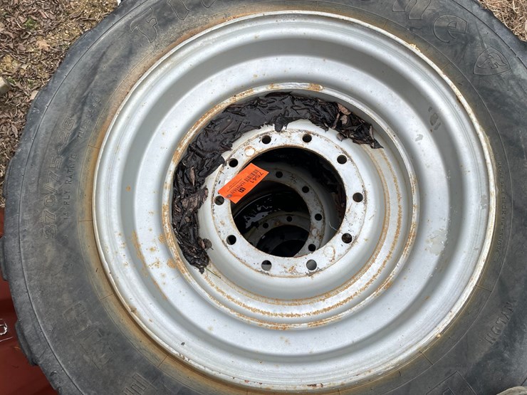 #7541-•-set-of-(4)-firestone-brand-telehandler-tires-on-rims-image-6