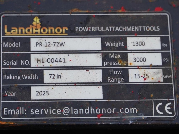 #1370-•-unused-landhonor-skid-steer-harley-power-rake-attachment-image-5