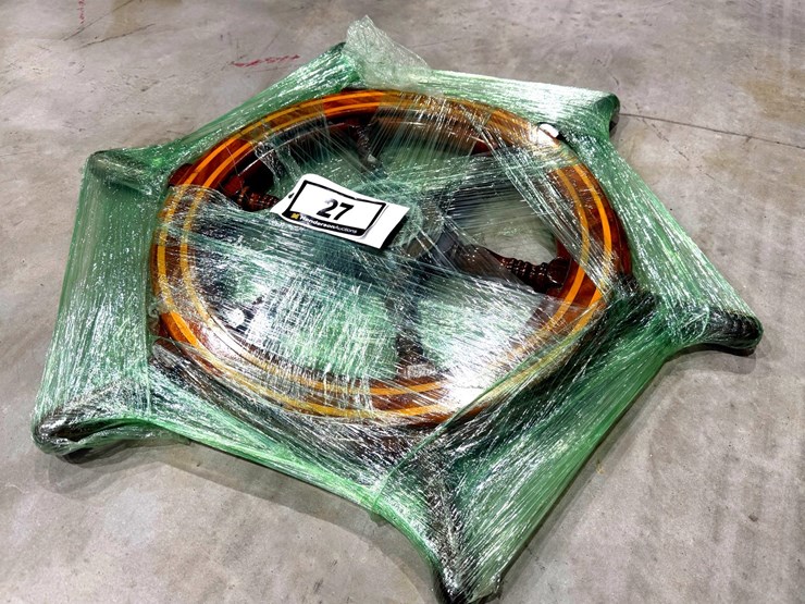 #27-•-27"-restored-wooden-ship-steering-wheel-image-3