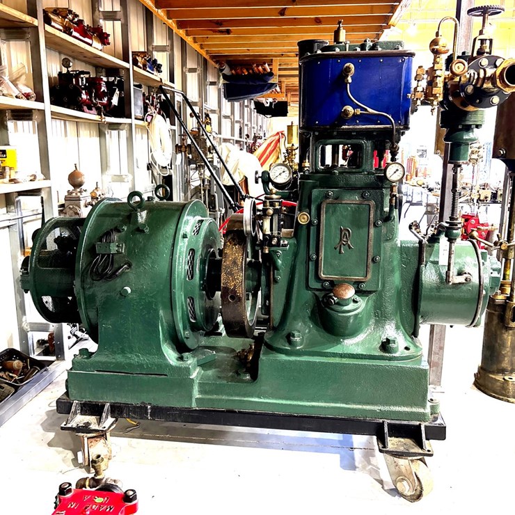 #30 • ASHWORTH & PARKER STEAM ENGINE AND GENERATOR – BURY, ENGLAND