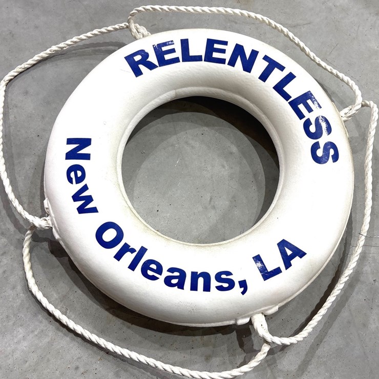 #21 • “RELENTLESS” VESSEL LIFE PRESERVER – NEW ORLEANS