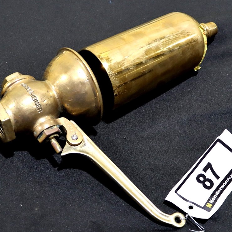 #87 • BRASS LUNKENHEIMER SINGLE CHIME WHISTLE