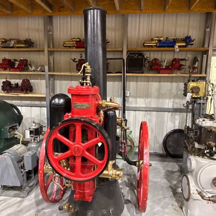 #13 • MERRYWEATHER ANTIQUE FIRE HOSE WATER PUMP