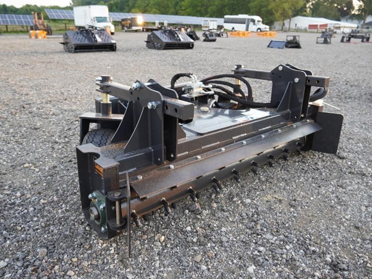 #1372-•-unused-landhonor-skid-steer-harley-power-rake-attachment-image-2