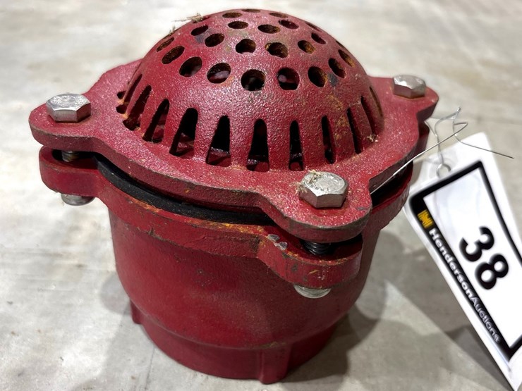 #38-•-cast-iron-fire-pump-suction-strainer-|-foot-valve-image-1