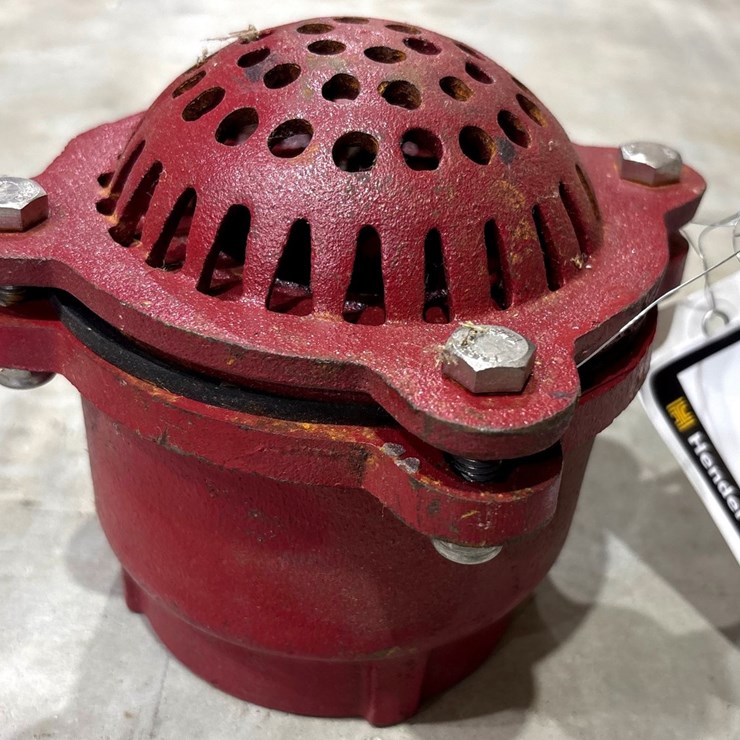 #38 • CAST IRON FIRE PUMP SUCTION STRAINER | FOOT VALVE