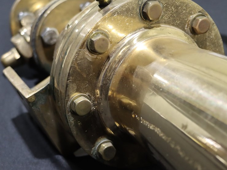 #84-•-vintage-maritime-brass-signal-horn-with-valve-&-handle-(28”)-image-10