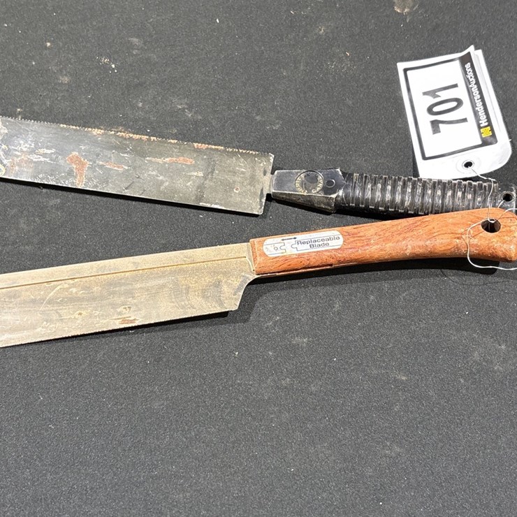 #701 • TWO FINE CUT MOULDING SAWS