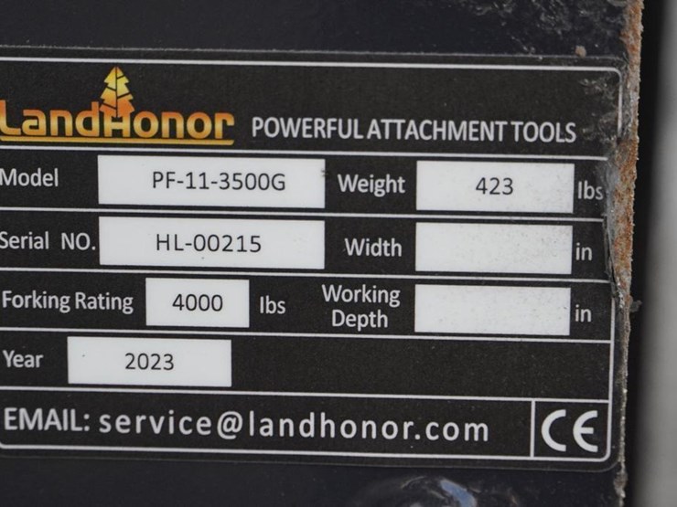 #1356-•-unused-landhonor-skid-steer-pallet-fork-image-5