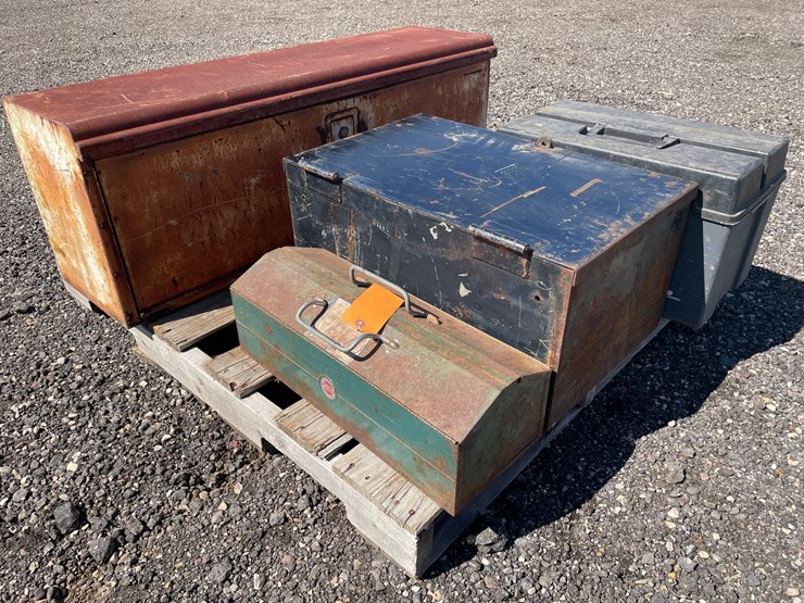 #3451-•-pallet-of-various-tool-and-storage-boxes-image-1