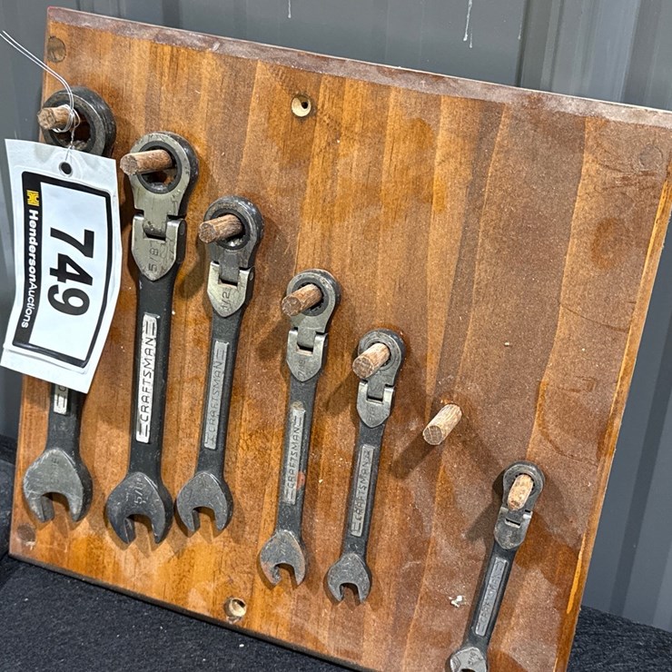 #749 • SET OF CRAFTSMAN HAND RATCHET WRENCHES
