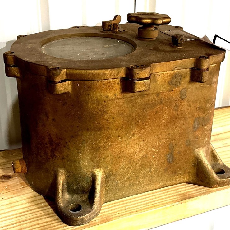 #34 • WWII SHIP’S ENGINE ORDER TELEGRAPH – USS WHALE (1942)