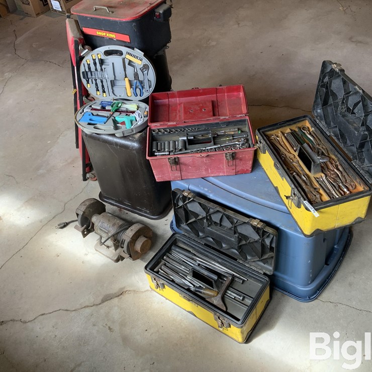 Tools, Bench Grinder, Sockets