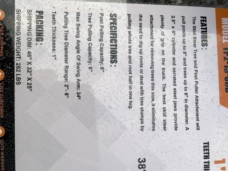 #1362-•-unused-landhonor-skid-steer-tree-puller-attachment-image-6