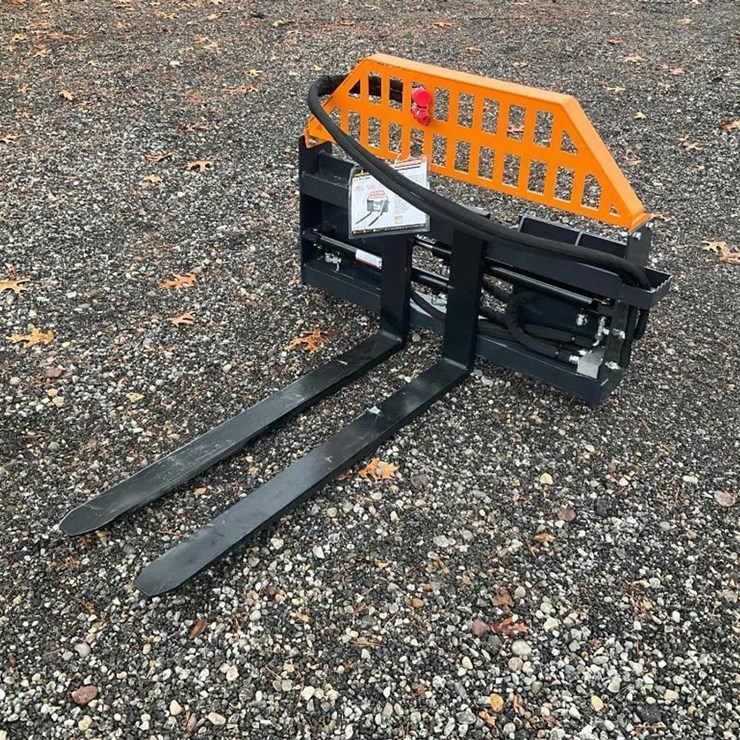 #1387 • Unused Land Honor Skid Steer Hydraulic Adjustable Forks